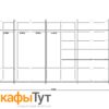 Распашные шкафы "Фелиция" арт. 96